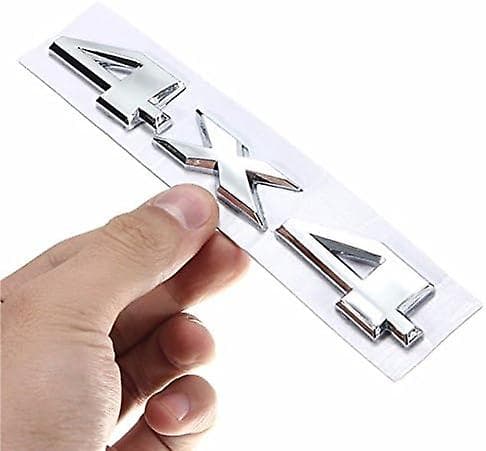 3D-dekal för bil - Kromlogotyp Emblem för bilar
