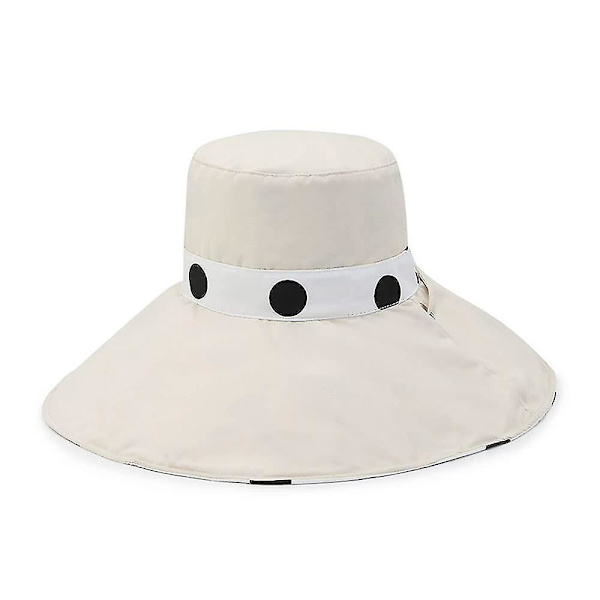 Dubbelsidiga hattar Dam solhattar Stor bred brätte Packable