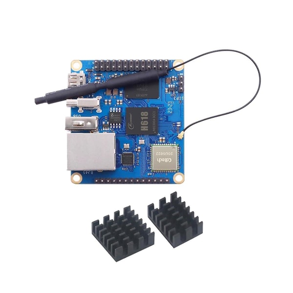 For Zero 3 kehityskortti 4gb+jäähdytyslevy H618 Wifi5+bt 5.0 Gigabit Lan Android 12 Debian12 Ub