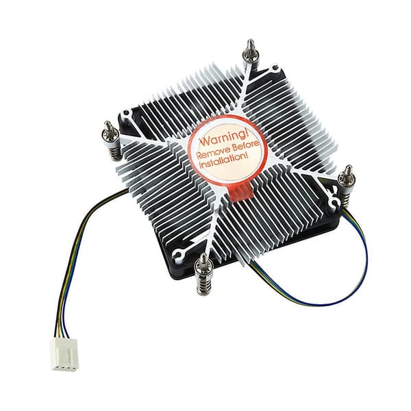 Cpu-køler til slankt chassis til Intel-sokler Lga 115x 4pin Pwm-ventilator til Itx til