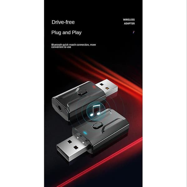 3 i 1 Bluetooth 5.0 USB 3,5 mm Bil Bluetooth Modtager Sender Med Opkald USB Bluetooth Lyd Ada