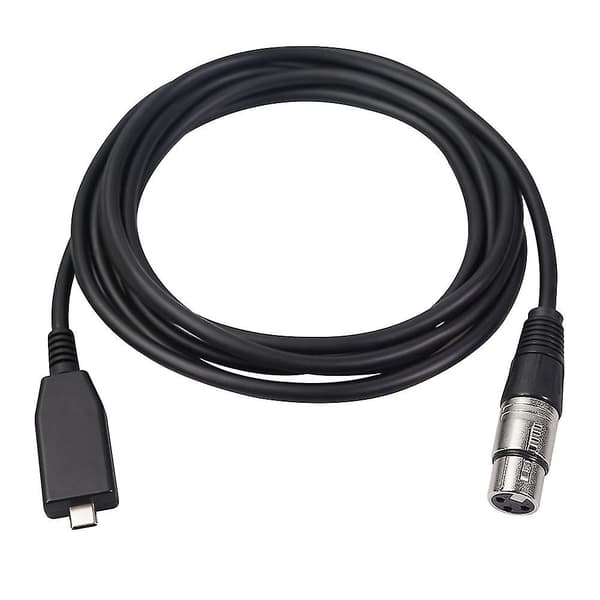 Usb C - Xlr naar vrouwelijke kabel, Usb C microfoon kabel type C mannelijk naar Xlr vrouwelijke microfoon link studio audio C