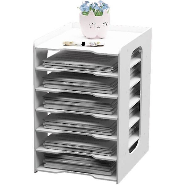 Kontor Papir Organizer Til Skrivebord Desktop Filholder Skrivebord Brevbakke & A5 Papirholder Dokument Opbevaring