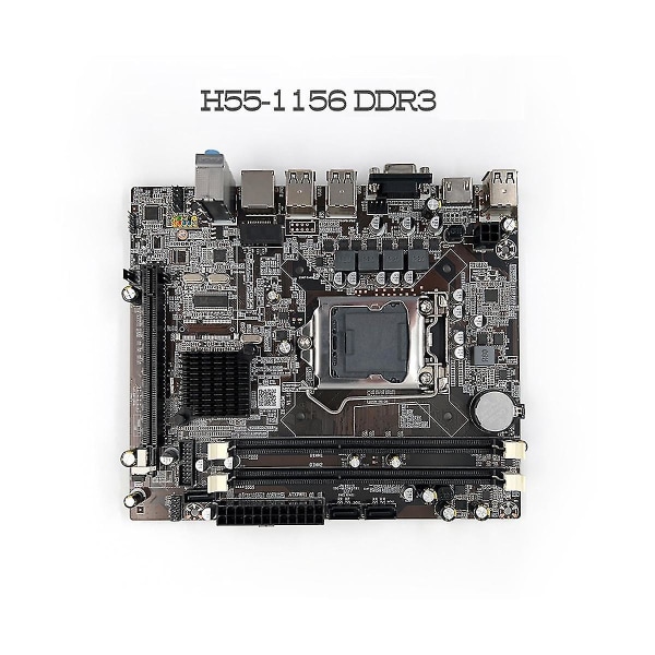 H55 Emoleväkortti Lga1156 Tukee I3 530 I5 760 Sarjan Cpu Ddr3 Muistia Emoleväkortti+i3 530 Cpu+sata C