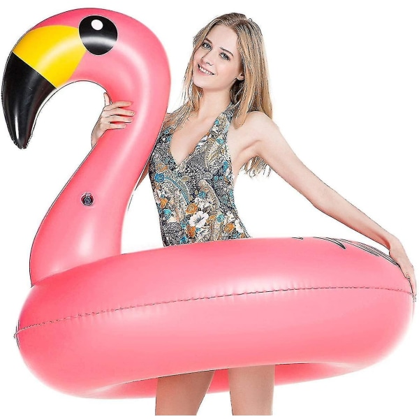 Uppblåsbar Flamingo Pool Float för Vuxna