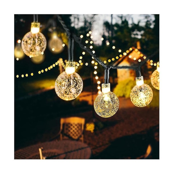 Led String Light Solar Lights Udendørs Have Bryllupsfest Dekoration Lampe Vandtæt 5m Garland Ch