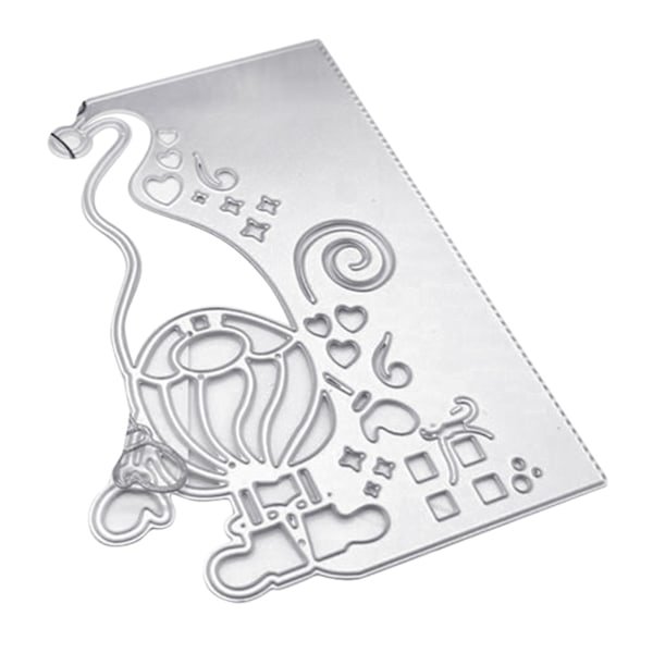 Jultomte Santa Metallskärningsform Stencil Diy Scrapbooking Album Papper