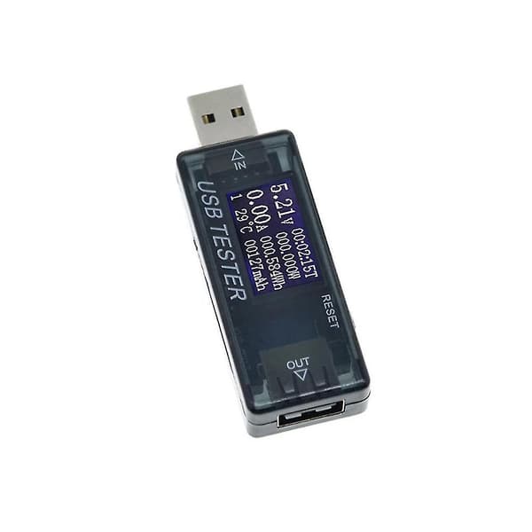 Usb-tester DC-strømmåler 4v-30v Digital Voltmeter Volt Meter Power Bank Wattmeter Tester Doctor De