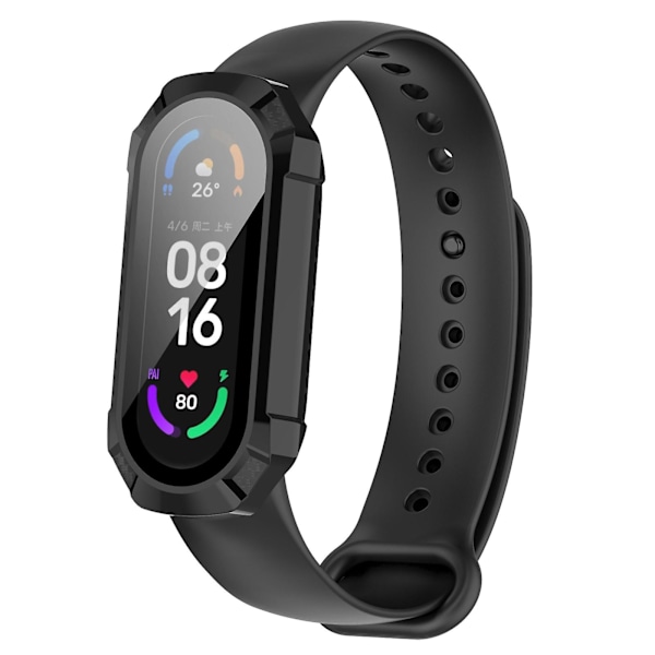 Näytönsuoja kuorelle ja kalvo Mi Band 6 5 4 älyrannekkeelle