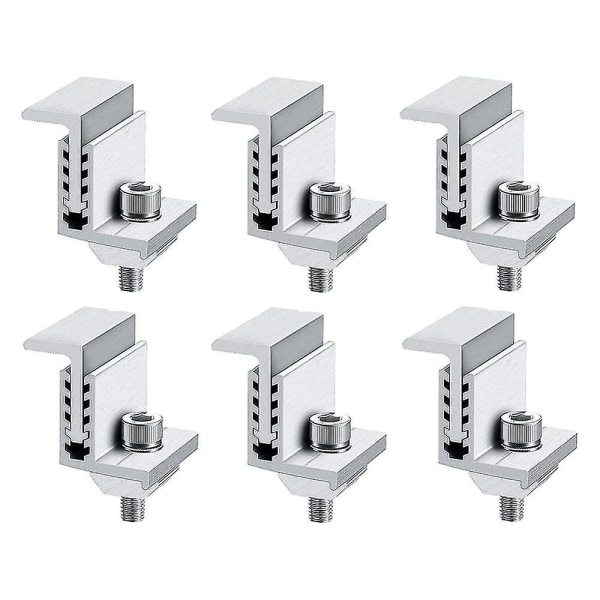 Solpanelklemmer Solpanelmonteringsskinner til Solpanel Pv Montering Hardware Solpanel Tilbehør
