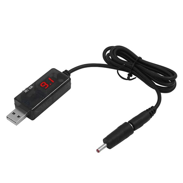 5v til 9v 12v justerbar spenning Volt LED-skjerm DC strømregulatorlinje