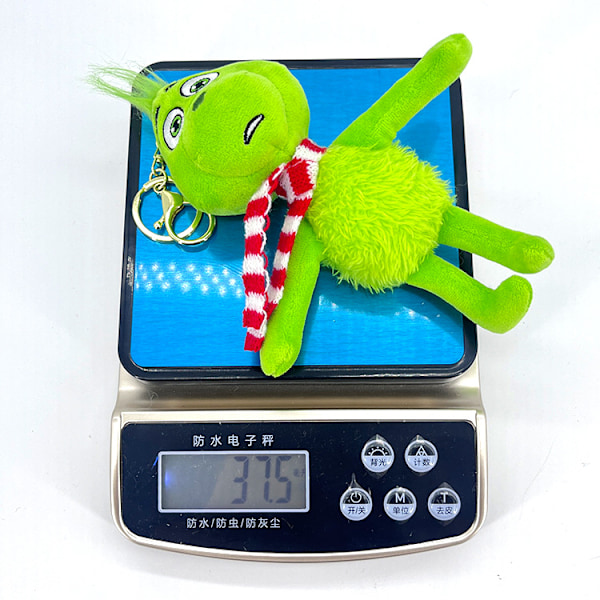 Het säljande Grinch-docka Jul Grinch Plyschleksak Julgåva Grön Luddig Monsterdocka christmas snowman pendant