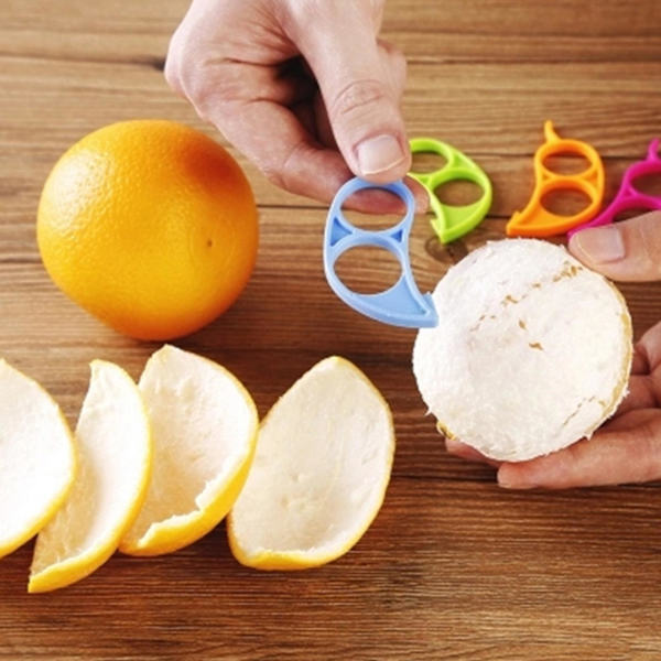 10 st apelsinskalare för kreativa apelsinskalare ringöppnare snigel apelsinfrukt