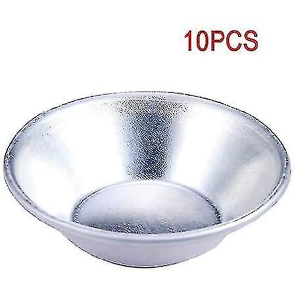 10 kpl Kakkumainen Munakakku Pasteis De Nata Uunissa Paistettava Pyöreä Vanukas Tin Kakku Työkalu (10 kpl)