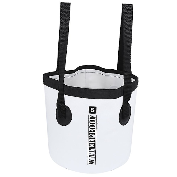Hopfällbar PVC-hink för utomhusbruk, bärbar, lätt och vattentät