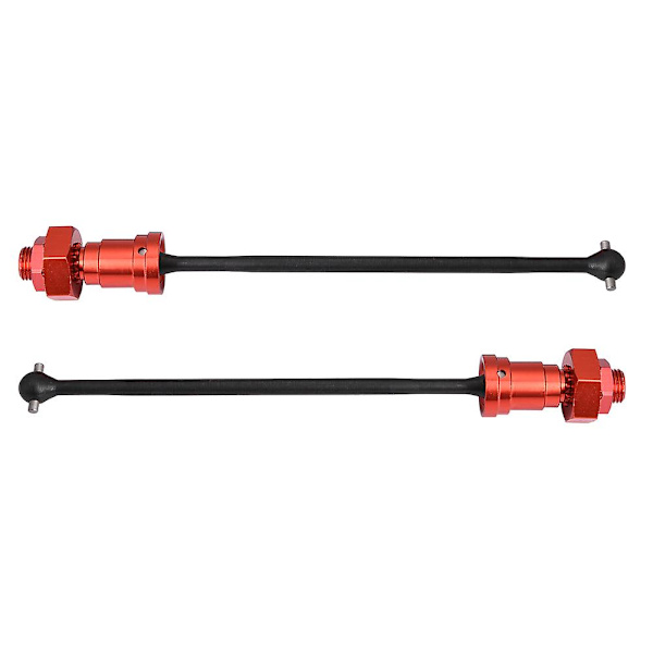 TRAXXAS XMAXX 1/5 Bil CVD Drivaxel Uppgradering - Fram och Bakre Dogbone Set (Röd)