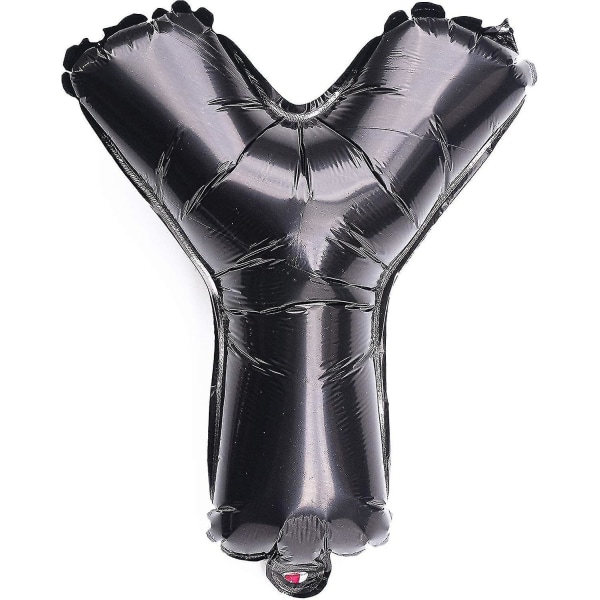 16" svart folie Mylar bokstavballonger A-z 26 stk megapakke, hengende aluminiumsfolie