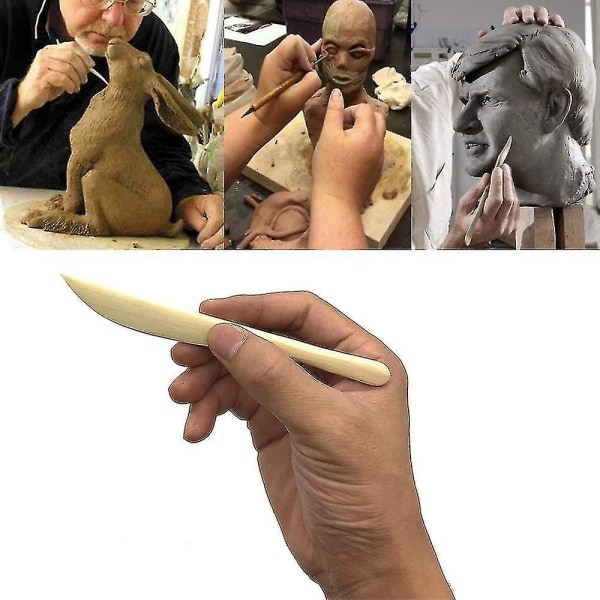 40 stk Keramisk leireverktøysett Keramikkskulpturverktøysett for nybegynnere Profesjonelt kunsthåndverk