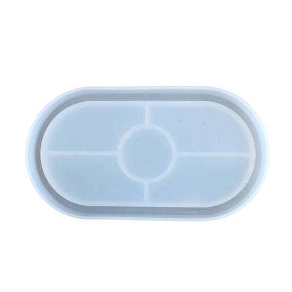 Diy Oval Ashtray Silikonform Resinform Holdbar Plate Modellfremstilling Brett