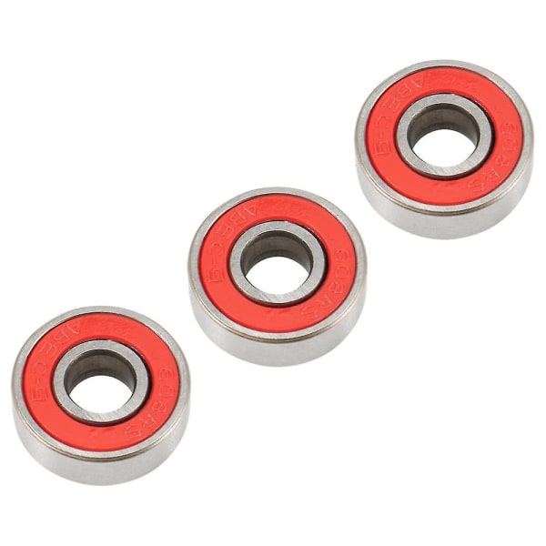 50 stk Abec-9 608 2rs Inline Roller Skate Hjul Lejer Røde Forseglede 8x22x7mm Aksel Hjul Lejer Anti