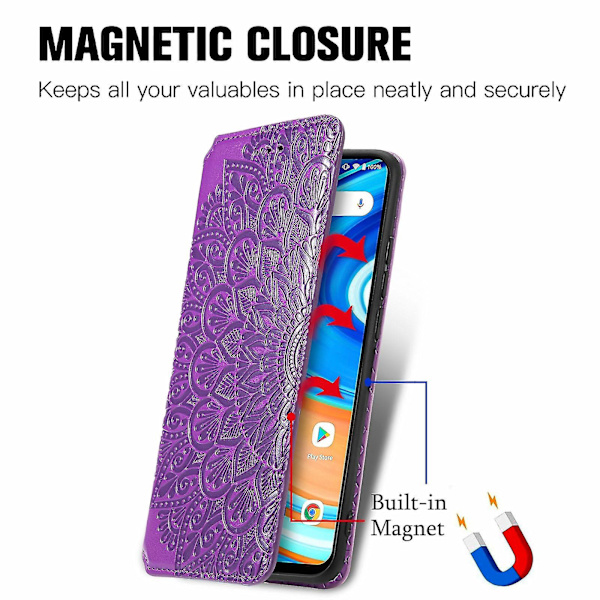 Blooming Mandala læderetui til Umidigi A9
