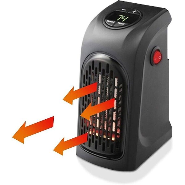 Langaton Msbd-tilanlämmitin - Säädettävä termostaatti - Lämmittää huoneen minuuteissa - 400W
