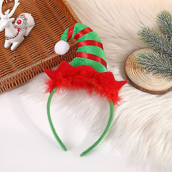 Julehodebånd Reinsdyr Horn Hodebånd Hodebånd Julealv Hårbånd Hodebånd Julealv Hodebånd
