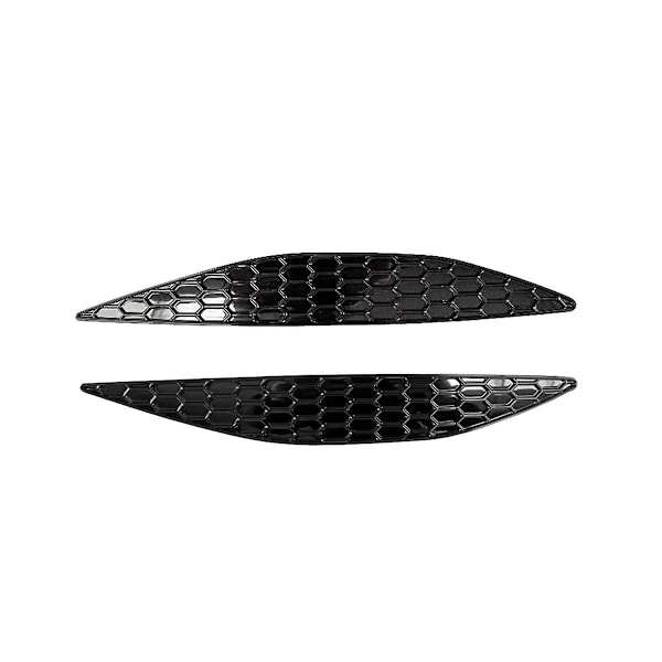 1 par bakre stang honeycomb reflektor deksel trim styling for Golf 7 Mk7 2014-2018 bakre tåkelys stripe