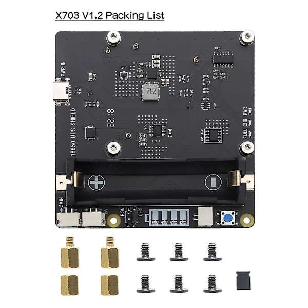 Ups Power Expansion Board Uninterruptible Ups Hat 18650 Batteri Oplader Modul