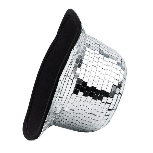 Glitter Mirror Disco Bucket Hat, Full Paljett Disco Ball Hats For Dj Club Bar, Unisex Disco Ball Festival Visir Fisherman Hat