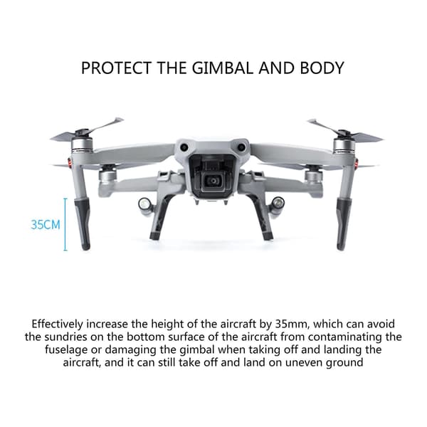 Förlängda benstöd med snabbkoppling för Mavic Air 2