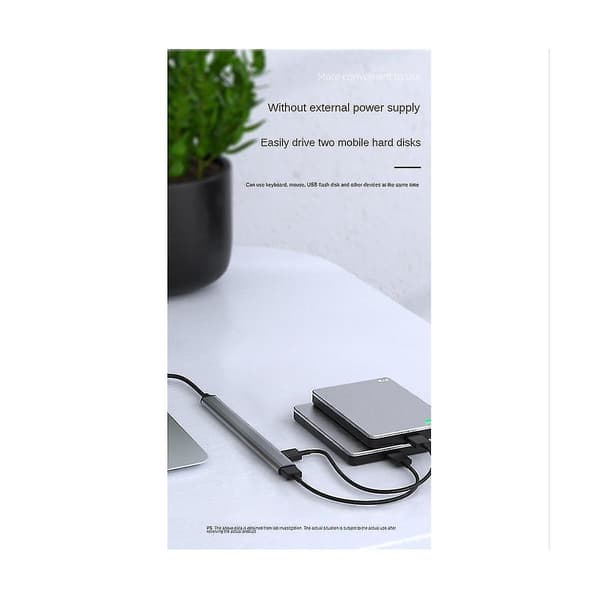 4 portar 2 i 1 typ C/ Usb3.0 till Usb 2.0/usb 3.0 Hub Dockningsadapter 5gbps Hög hastighet Multi-port Us