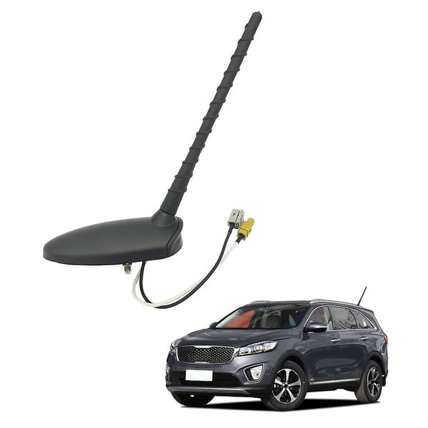 Universal bilantennebase med signalforsterkere Multifunksjonell bilantennebase
