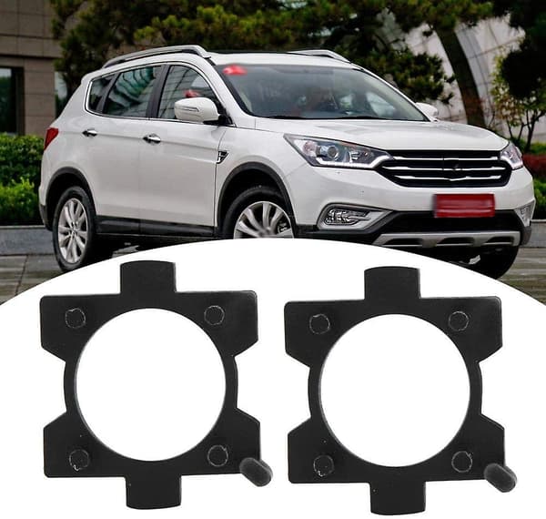 Led-sovitin, H7 Led-auton ajovalopolttimon sovitinpohja L08 pidike Cx5 Cx7:lle (2 kpl, musta)