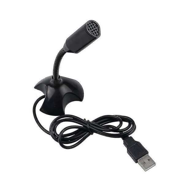 Justerbar USB Laptop Mikrofon Mini Studio Tale Mikrofon Stativ Mic Med