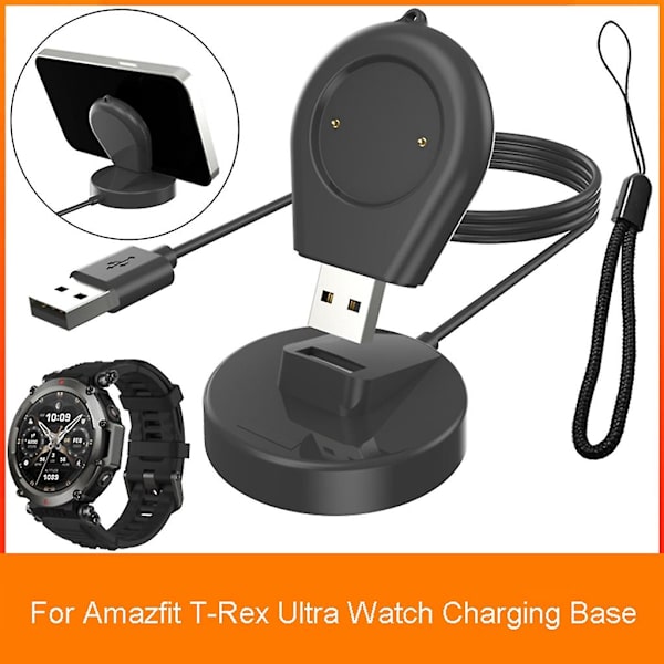2 i 1 ur-opladningsbase telefonholder magnetisk opladerstander opladningsdock