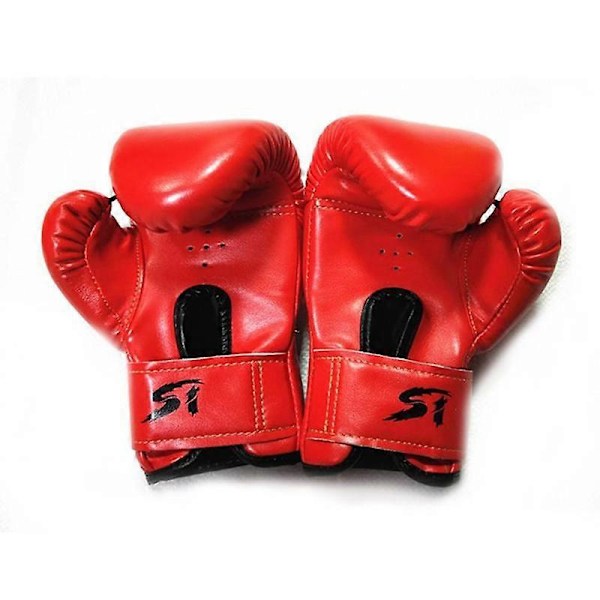 Boxningshandskar för barn 3-11 år Muay Thai Fight Sanda Träningshandskar Utrustning Sanda Träning black