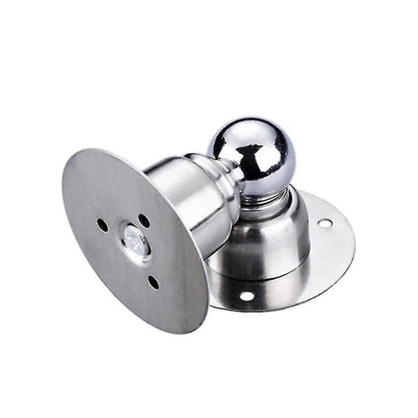 Magnetisk dørstopper i rustfritt stål, holder, dørstopper uten spiker