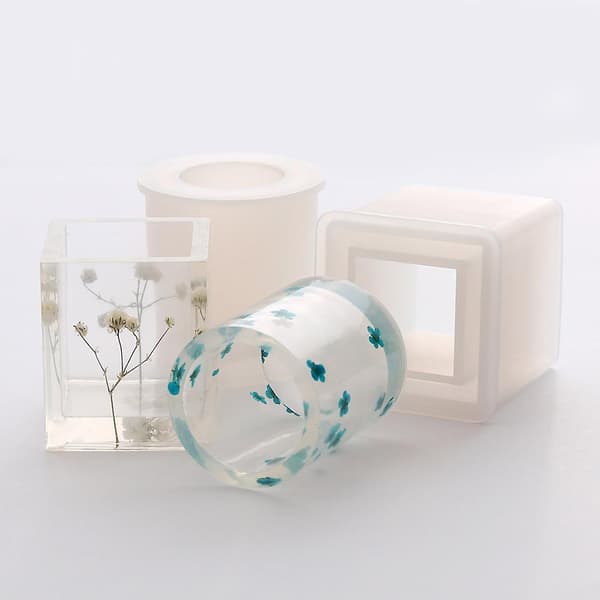 Blomkruka Silikonhartsformar Kaktusblomma Epoxihartsgjutformar Diy