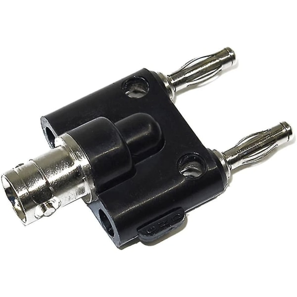 Bananpluggadapter för hane (svart) (1 st)