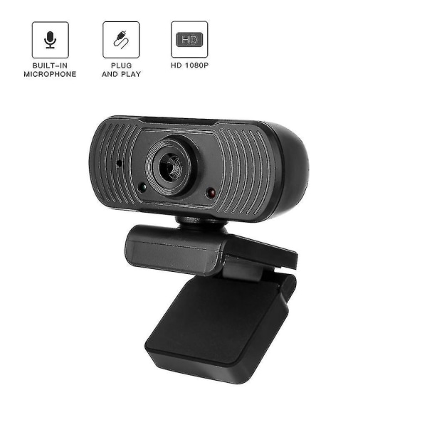 1080p roterbare kameraer Videoopptak Webkamera med mikrofon Pc datamaskin