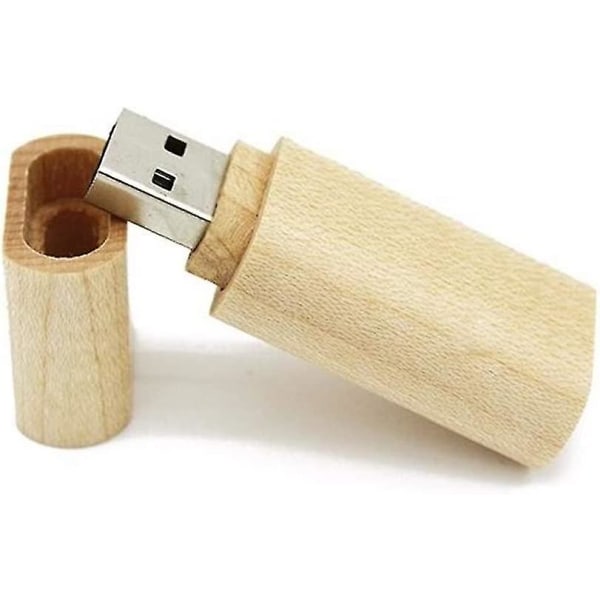 Usb Memory Stick lavet af træ med trææske 3.0 32gb Heilwiy gave