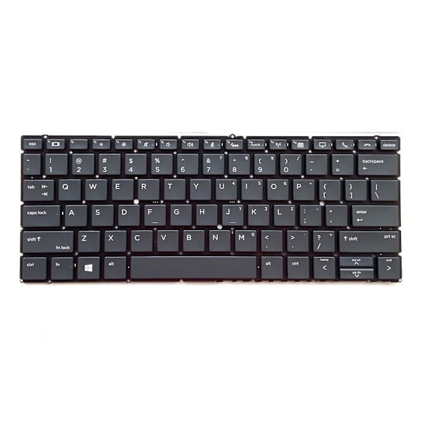 Engelsk tastatur for HP Elitebook X360 830 G5 830 G6 erstatningsdel for bærbar PC