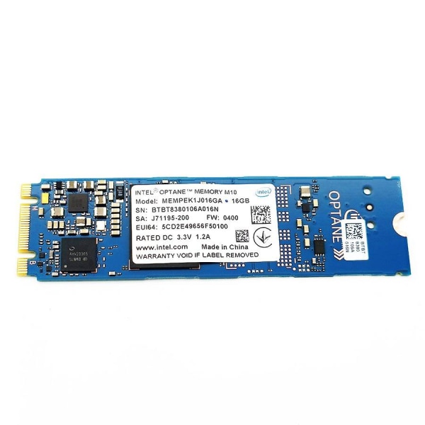 SSD M.2 2280 16GB MEMPEK1J016GAL PCIe 3.0 NVMe til Intel Optane Memory M10