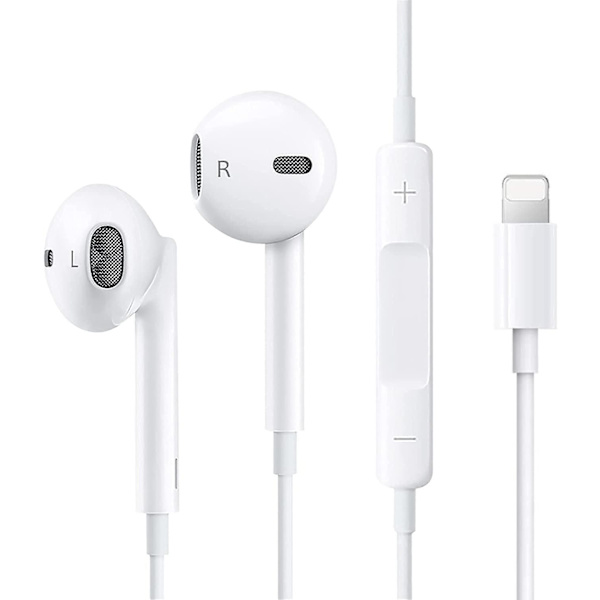 Kuulokkeet iPhone 11:lle, Kuulokkeet iPhone 12:lle, HiFi Stereo Langalliset Melunvaimennuskuulokkeet