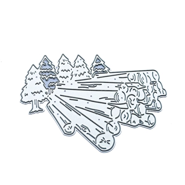 Forest Tree Wood Metal Cutting Dies Embossing Stencil Diy Scrapbooking Template