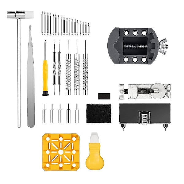 Verktøysett for urreparasjon, profesjonelt fjærstangverktøysett for urreparasjon, verktøysett for lenkepinne til armbåndsur