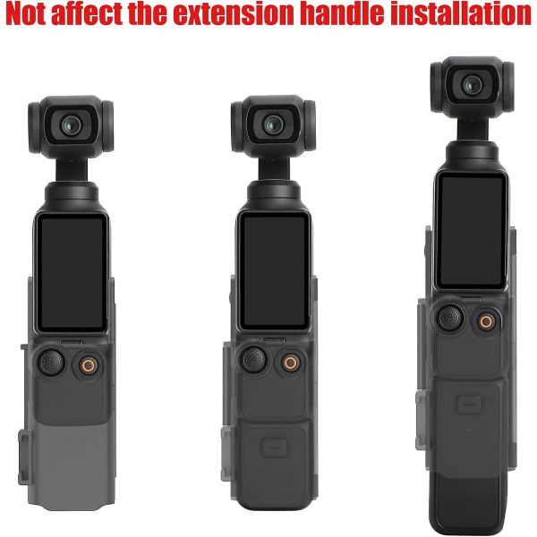 För Dji Osmo Pocket 3 Kameraförlängningsadapter, Handtagsram Osmo Pocket 3 Tillbehör Expansionsfäste för Dji Osmo Pocket 3 Skyddsram