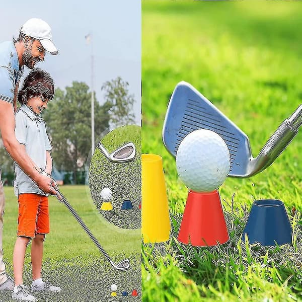 16 st vintergolftee i gummi, blandade storlekar, hållbara vintergolftee i plast
