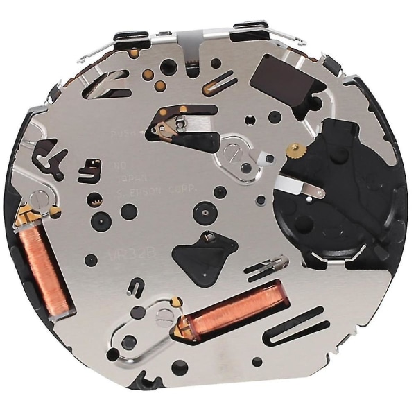 Enkel Kalender Vr32 Kvartsrörelse Hög Precisionsrörelse Utbytbart Vr32a Vr32b Elektronisk Klocka